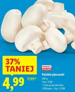 Lidl Polskie pieczarki oferta
