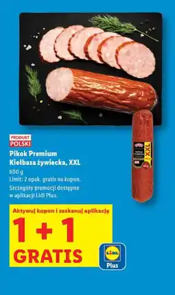 Lidl Pikok Premium Kiełbasa żywiecka, XXL oferta