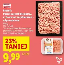 Lidl Polski kurczak Biesiadny, z chowu bez antybiotyków - mięso mielone oferta