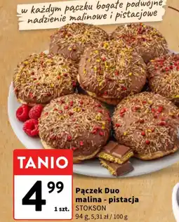 Intermarche 99 Pączek Duo malina - pistacja oferta