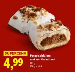 Lidl Pączek z białym makiem i bakaliami oferta