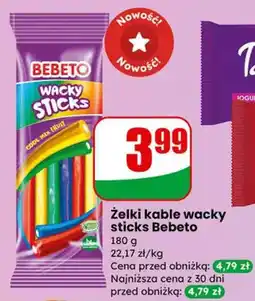 Dino Żelki kable wacky sticks oferta