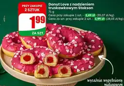 Dino Pączek Donut Love z nadzieniem truskawkowym oferta
