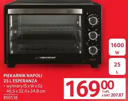 Selgros Piekarnik Napoli oferta