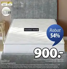 JYSK Materac Dreamzone oferta