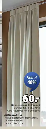 JYSK Zasłona oferta