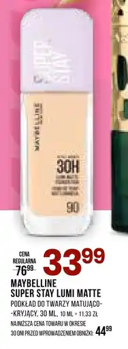 Drogerie Natura Podkład do twarzy Maybelline oferta