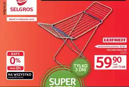 Selgros Suszarka Leifheit oferta