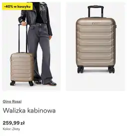 CCC Walizka kabinowa Gino Rossi oferta