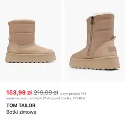 Deichmann TOM TAILOR Botki zimowe oferta