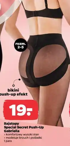 Netto Rajstopy Special Secret Push-Up Gabriella oferta