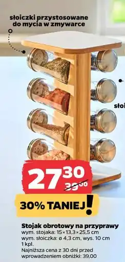 Netto Stojak obrotowy na przyprawy + słoiczki oferta