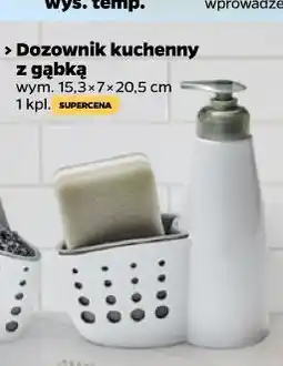 Netto Dozownik kuchenny z gąbką oferta