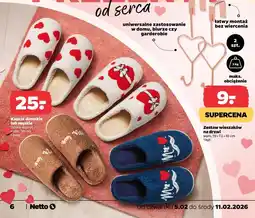Netto Kapcie damskie lub męskie (różne wzory) oferta