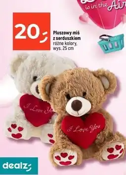 Dealz Miś z serduszkiem oferta