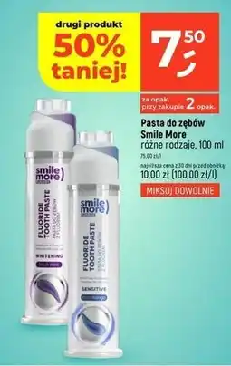 Dealz Pasta do zębów whitening Smile More oferta