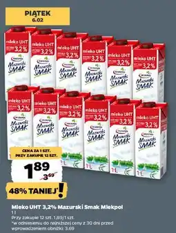Netto Mleko UHT 3,2% Mazurski Smak Mlekpol oferta