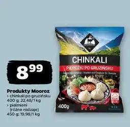 Netto Produkty Moroz (chinkali po gruzińsku, pierożki po gruzińsku, pielmieni) oferta
