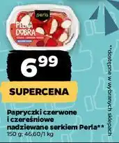 Netto Papryczki czerwone i czereśniowe nadziewane serkiem Perła Dobra oferta