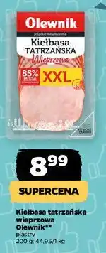 Netto Kiełbasa tatrzańska wieprzowa Olewnik oferta