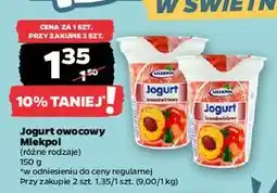 Netto Jogurt owocowy Mlekpol (różne rodzaje) oferta