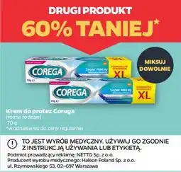 Netto Krem do protez Corega (różne rodzaje) oferta