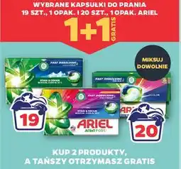 Netto Kapsułki do prania Ariel (19 szt., 1 opak. 20 szt., 1 opak.) oferta
