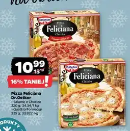 Netto Pizza quattro formaggi Dr. Oetker Feliciana oferta