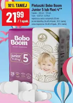 Polomarket Pieluszki Bobo Boom Junior 5 lub Maxi 4 oferta