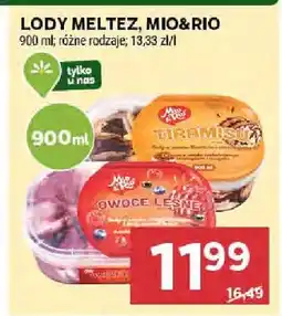Stokrotka Lody Meltez, Mio&Rio różne rodzaje oferta