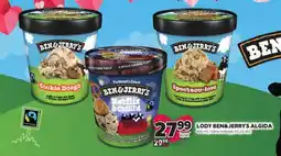 Stokrotka Lody Ben&Jerry's Algida różne rodzaje oferta