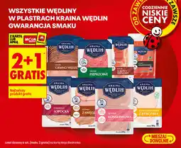 Biedronka Wędliny w plastrach Kraina Wędlin (różne rodzaje) oferta