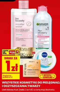 Biedronka Wszystkie kosmetyki do pielęgnacji i oczyszczania twarzy oferta