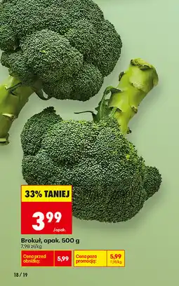 Biedronka Brokuł, opak oferta