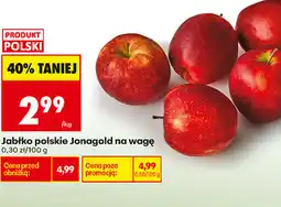 Biedronka Jabłko polskie Jonagold na wagę oferta