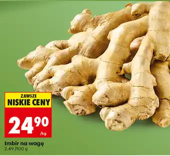 Biedronka Imbir na wagę oferta