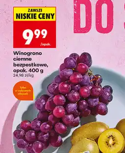 Biedronka Winogrono ciemne bezpestkowe, opak oferta