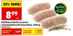 Biedronka Kiełbasa biała surowa z tymiankiem Kraina Mięs oferta