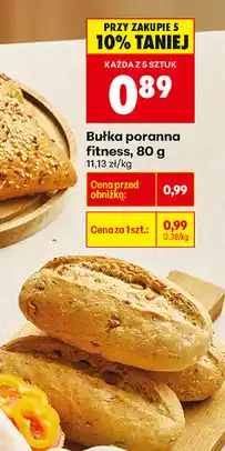 Biedronka Bułka poranna fitness oferta