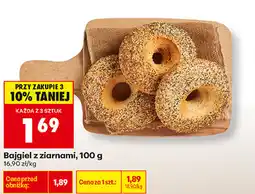 Biedronka Bagiel z ziarnami oferta