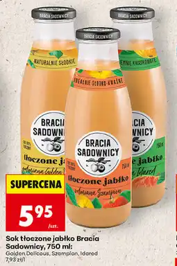 Biedronka Sok tłoczone jabłko Bracia Sadownicy oferta