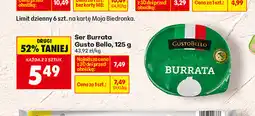Biedronka Ser Burrata Gusto Bello oferta