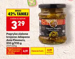 Biedronka Papryka zielona krojona Jalapeno Asia Flavours oferta