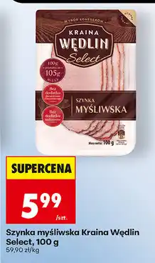 Biedronka Szynka myśliwska Kraina Wędlin Select oferta