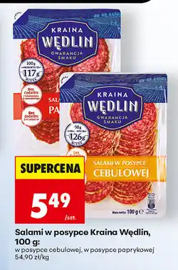 Biedronka Salami w posypce Kraina Wędlin oferta