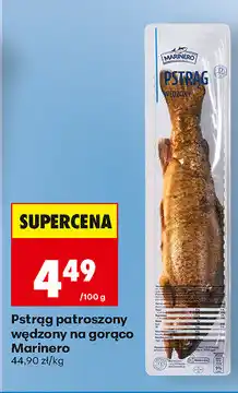 Biedronka Pstrąg patroszony wędzony na gorąco Marinero oferta