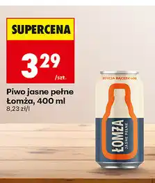 Biedronka Piwo jasne pełne Łomża oferta