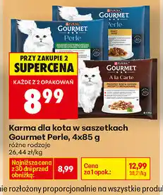 Biedronka Karma dla kota w saszetkach Gourmet Perle oferta