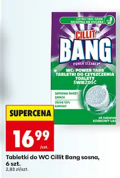 Biedronka Cillit Bang Power Tabs Tabletki do WC sosna, 6 szt oferta
