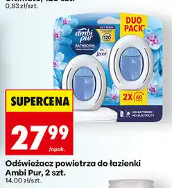 Biedronka Odświeżacz powietrza do łazienki Ambi Pur, 2 szt oferta